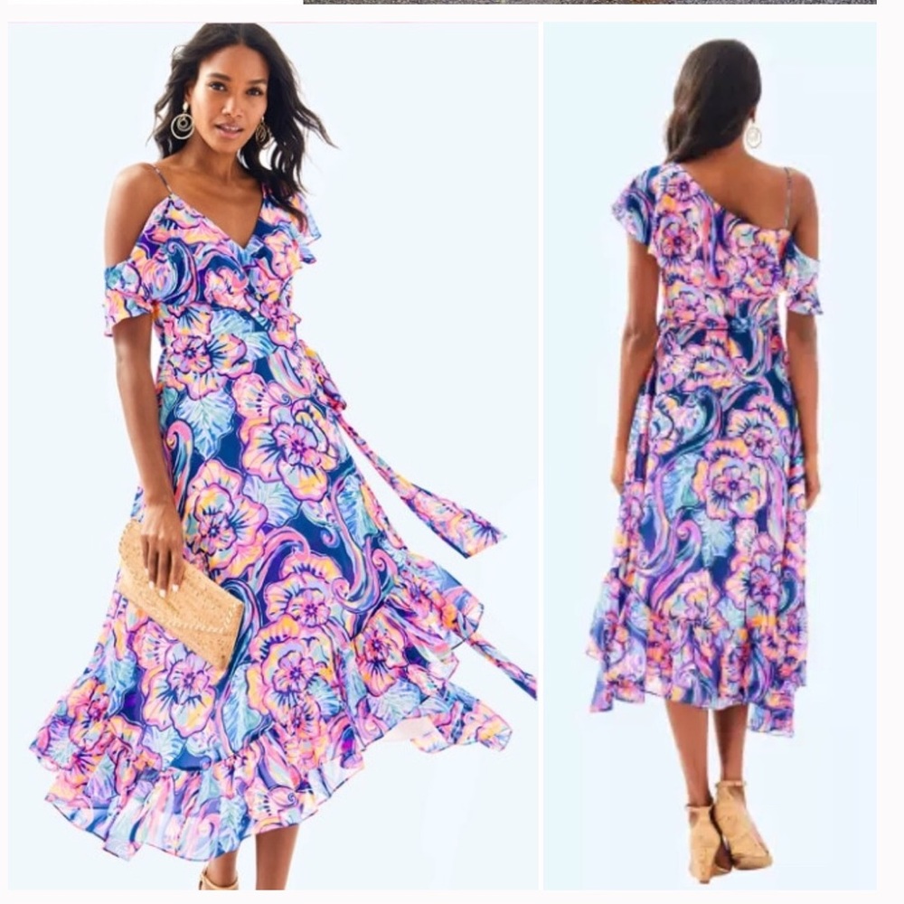 Lilly Pulitzer Marianna midi dress NWOT - Picture 2 of 8